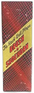 Vintage Tie Rack Wall Plaque Set With Brush Shoehorn Horse Motif Sears Mens Store