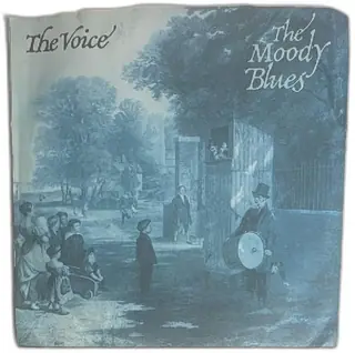 Moody Blues The Voice 7 Inch Vinyl Single Threshold TR 602 1981 With Picture Sleeve