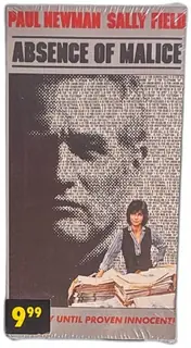 Absence Of Malice VHS Sealed 1981 Paul Newman Sally Field GoodTimes 4222