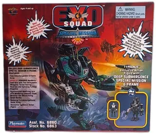 Exosquad 1995 Typhonus Deep Submergence Special Mission E Frame Playmates MIB