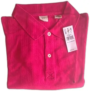 GAP Men’s Polo Shirt Pink 100 Percent Cotton X Large New With Tags Vintage Malaysia
