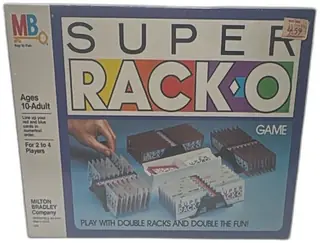 1983 Milton Bradley Super Rack-O Board Game Factory Sealed Vintage NIB