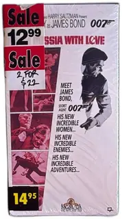 James Bond From Russia With Love Sealed VHS MGM UA Home Video Sean Connery