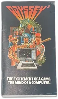 Odyssey2 1981 Original System Catalog Booklet Philips NAP Retro Console Brochure