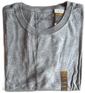 Cherokee Ultimate Tee X Large Heather Gray 100 Percent Cotton New With Tags