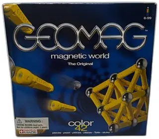 Geomag Magnetic World Color 42 Piece Construction Set Original Swiss Made