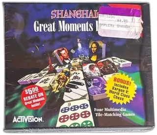 Activision Shanghai Great Moments Sealed PC Demo 1995 Multimedia Tile Game
