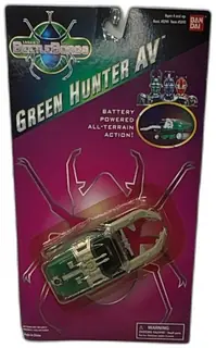 1996 Bandai Saban BeetleBorgs Green Hunter AV Battery Powered Vehicle NIB
