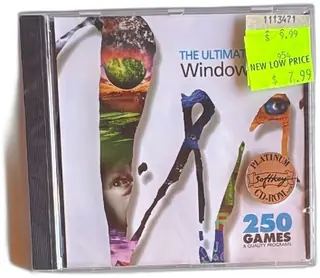 Softkey Platinum CD-ROM The Ultimate Windows Set 250 Games Quality Programs Sealed