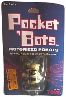 1984 Tomy Pocket Bots Motorized Robot No 2584 Vintage Wind Up Toy New