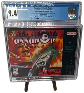Arkanoid Doh It Again Super Nintendo SNES 1997 Sealed CGC 9.4 A V-Seam