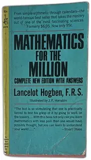 Mathematics For The Million Lancelot Hogben Pocket Cardinal Edition 1st 1965 Vintage