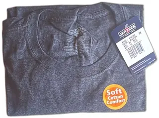 Jerzees Activewear Mens T Shirt XX Large Dark Heather Soft Cotton Comfort New