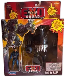 Exosquad Wolf Bronski Medieval Knight E Frame Action Figure 1995 New Sealed