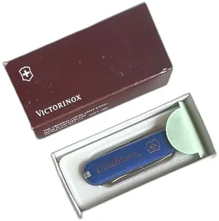 Victorinox DataBlade Limited Edition Swiss Army Knife Blue Boxed Promotional New