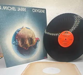 Jean Michel Jarre Oxygene 1976 Polydor Vinyl LP PD-1-6112 Electronic Album VG