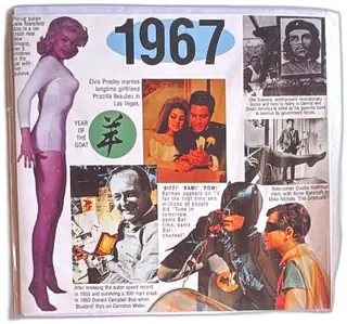 1967 A Time To Remember CD Card 20 Original Chart Hits EMI Tabak Marketing Ltd