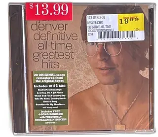 John Denver Definitive All Time Greatest Hits 2CD Set 2004 BMG RCA Remastered