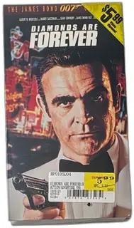 James Bond Diamonds Are Forever VHS Sealed MGM UA Home Video Sean Connery