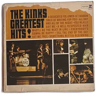 The Kinks Greatest Hits Mono LP R 6217 Reprise 1966 Vinyl Record VG
