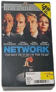 Network VHS MGM UA Home Video 1976 Academy Award Winner Sealed Classic