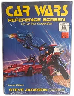 Car Wars Reference Screen Second Edition Steve Jackson Games 7147 New Sealed