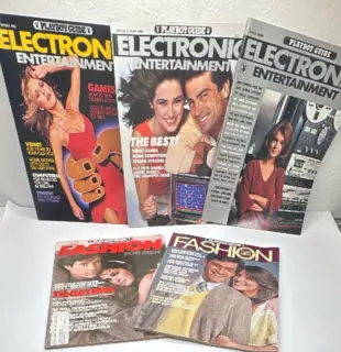 Playboy Guide Magazine Lot 1980s Electronic Entertainment Fashion For Men Issues
