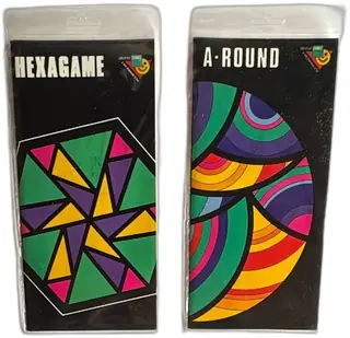 Creative Games Hexagame And A Round Vintage Israeli Puzzle Set Sealed 1991