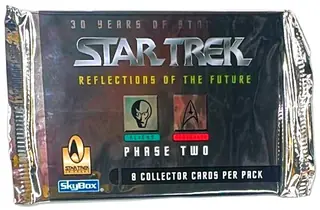 Star Trek 30th Anniversary Reflections Phase Two Trading Card Pack SkyBox 1996