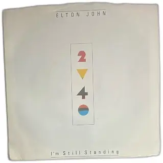 Elton John Im Still Standing 7 Inch Vinyl Single 1983 Geffen Records Sleeve