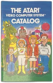 Atari Video Computer System Catalog 1980 Vintage Illustrated Brochure Original