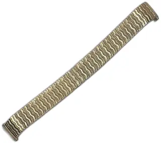 Vintage Speidel USA Gold Tone Expansion Watch Band 6 Inch Stretch Bracelet