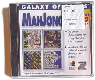 Galaxy Of Games MahJongg Windows 3.1 95 PC CD-ROM Puzzle Game ROMTech Sealed