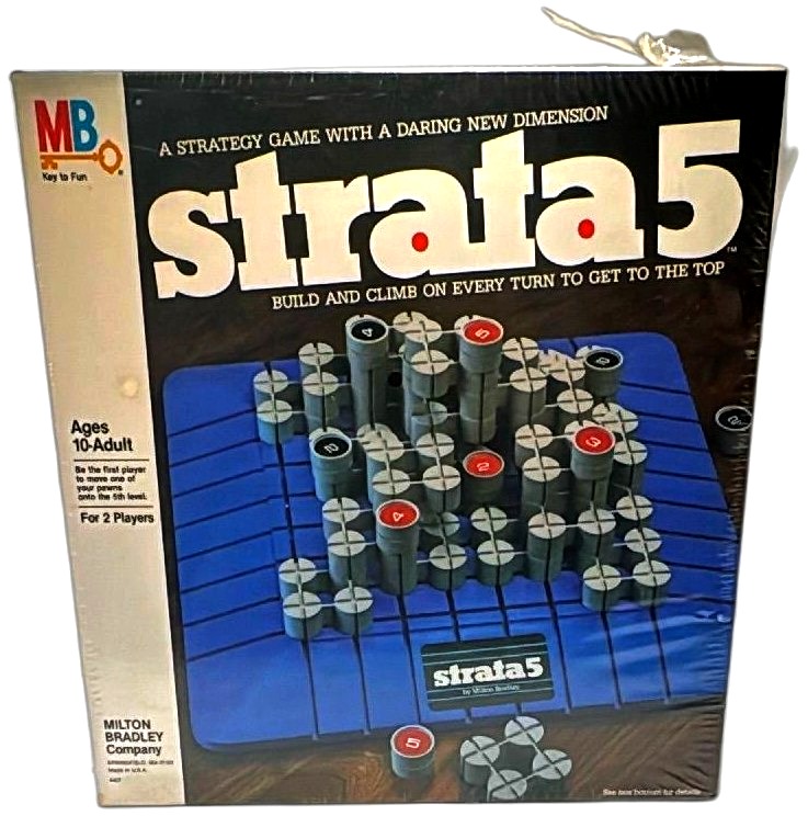 Strata 5 1984 Milton Bradley Sealed Vintage 3d Strategy Board Game Rare — photo 1 of 14