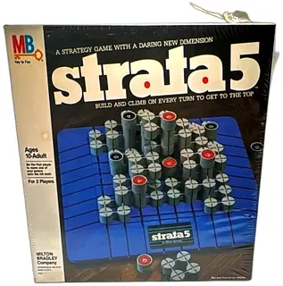 Strata 5 1984 Milton Bradley Sealed Vintage 3D Strategy Board Game Rare