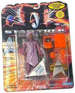 Playmates Star Trek Generations Guinan Action Figure 1994 Sealed with Gear