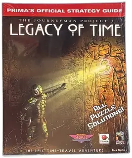 Journeyman Project 3 Legacy Of Time Prima Official Strategy Guide Sealed 1998 PC