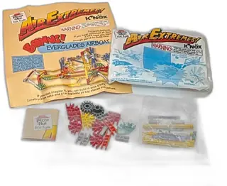 1994 Pizza Hut K'NEX Air Extremes Bonus Everglades Airboat Toy Set Vintage