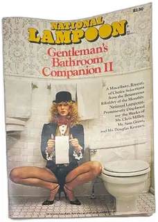 National Lampoon Gentlemans Bathroom Companion II 1970s Adult Satire Magazine