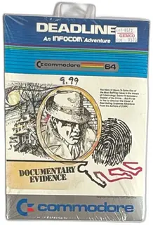 Deadline Infocom Adventure Commodore 64 Sealed 1983 Documentary Evidence