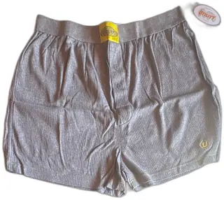 Utility Super Duty Gray Boxer Shorts Large 36-38 100 Percent Cotton Made In Thailand