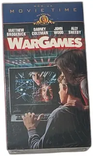 WarGames VHS MGM UA Movie Time Sealed Matthew Broderick Classic