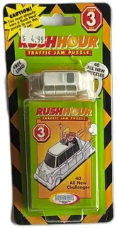 Rush Hour Card Set 3 1998 Binary Arts Traffic Jam Puzzle 40 Challenge Cards Limo