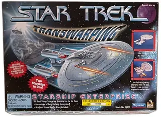 Star Trek Transwarping Starship Enterprise Playmates 1996 Collectors Edition