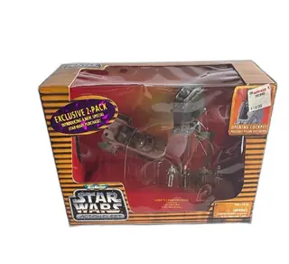 Micro Machines Star Wars Action Fleet Exclusive 2 Pack Lukes Landspeeder ATST 19