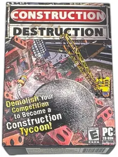 Construction Destruction PC CD-ROM 2003 ValuSoft Big Box Complete Windows