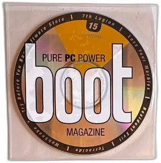 Boot Magazine Issue 15 BootDisc Pure PC Power 7th Legion Resident Evil PC Demo CD-ROM