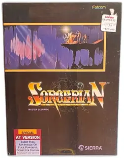Sorcerian Sierra PC Big Box 3.5 Inch Disks AT Version 1990 Role Playing Game