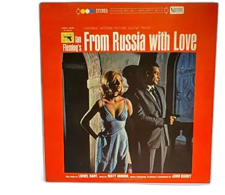 James Bond From Russia With Love Original Soundtrack Vinyl LP United Artists UAS