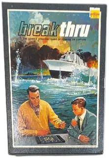 1965 3M Breakthru Strategy Board Game Bookshelf Edition Complete Vintage
